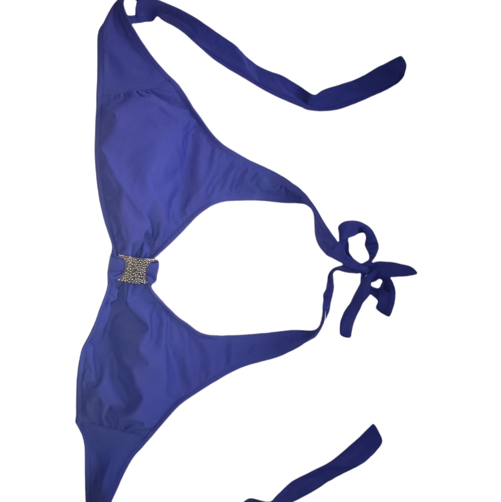 EUC BLUE ROYAL VENUS goddess swim halter